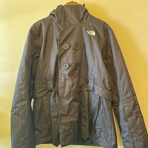 Like new North Face pinstripe winter coat, XL